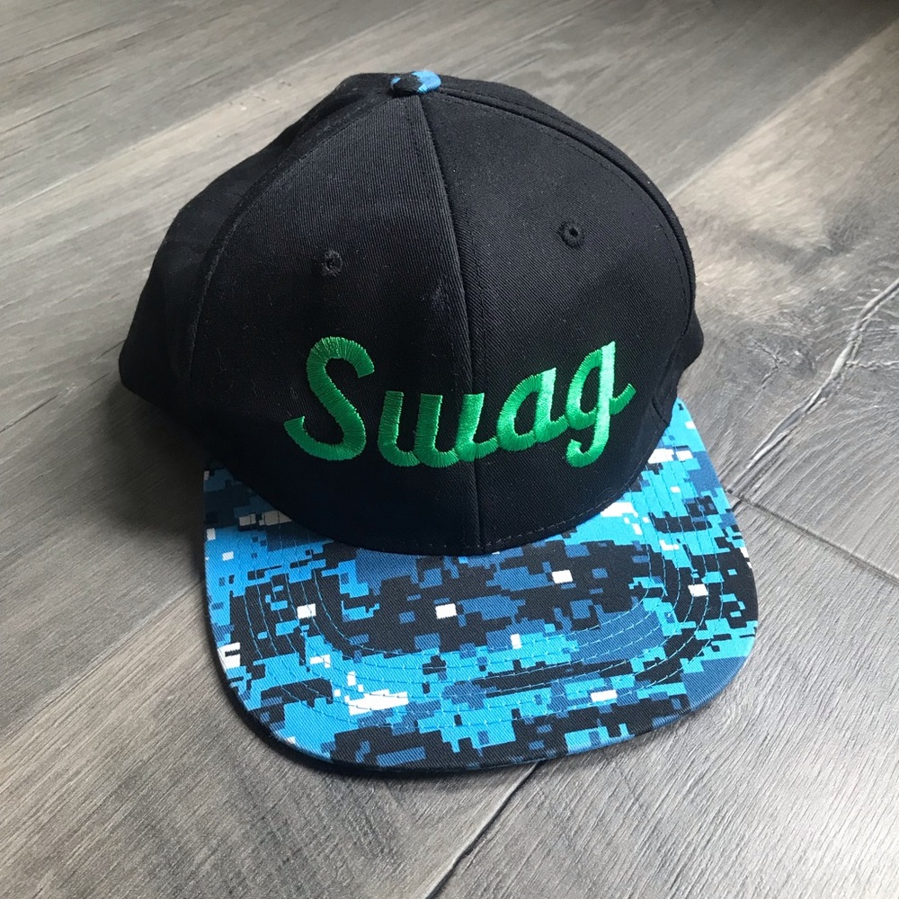 Custom “Swag” Cotton Flat Rim Hat
